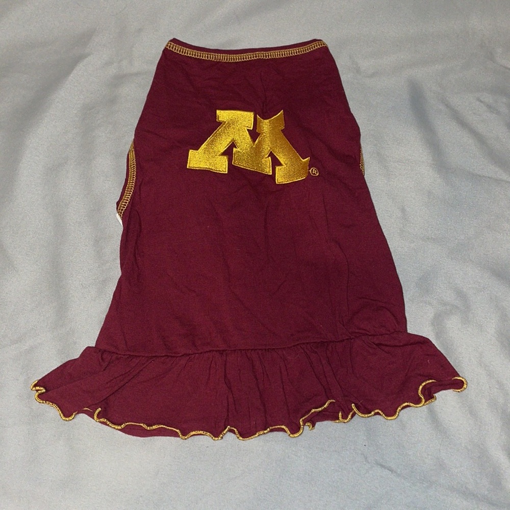 NWT Size L All Star Dogs Minnesota University Gophers Dog Dress